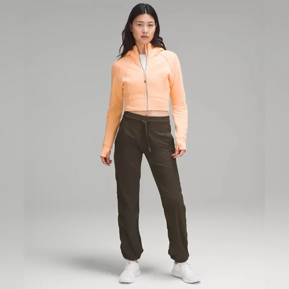 SOLD*** Scuba Full-Zip Cropped Hoodie - Summer Glow - 6 - Picture 2 of 12